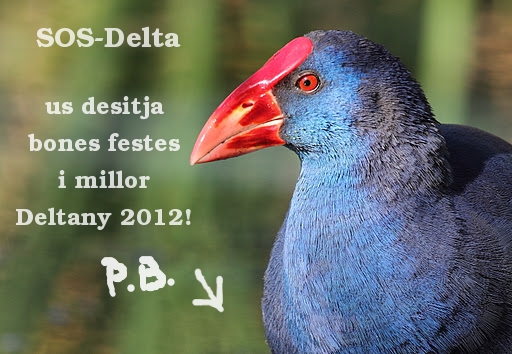 Felicitación navideña 2012 de SOS Delta del Llobregat